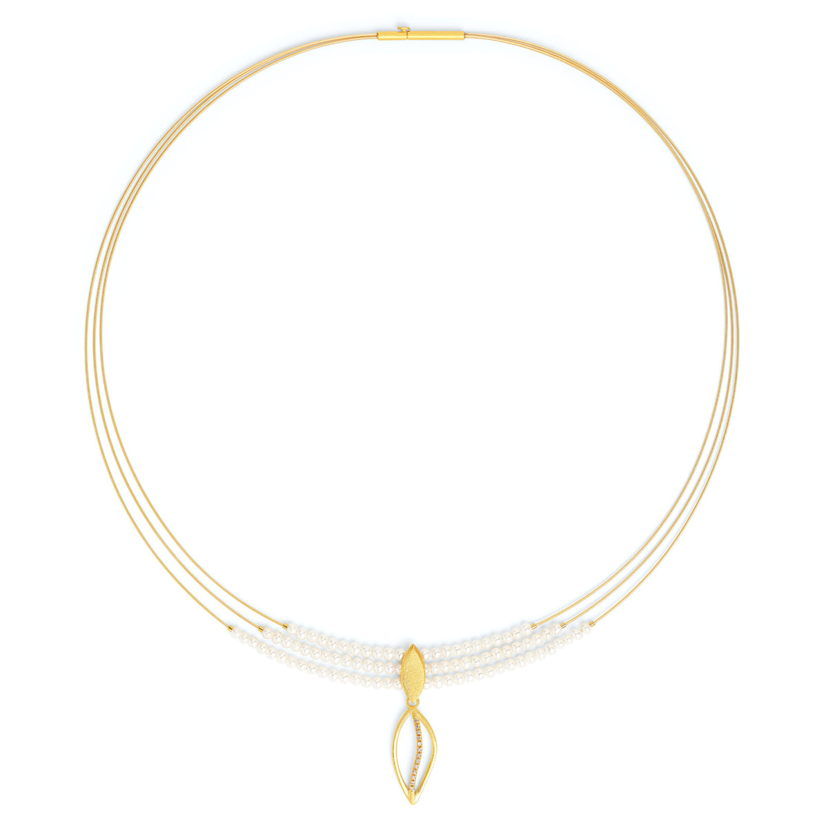 Collier Swanja von BERND WOLF mit Süßwasserperle.
