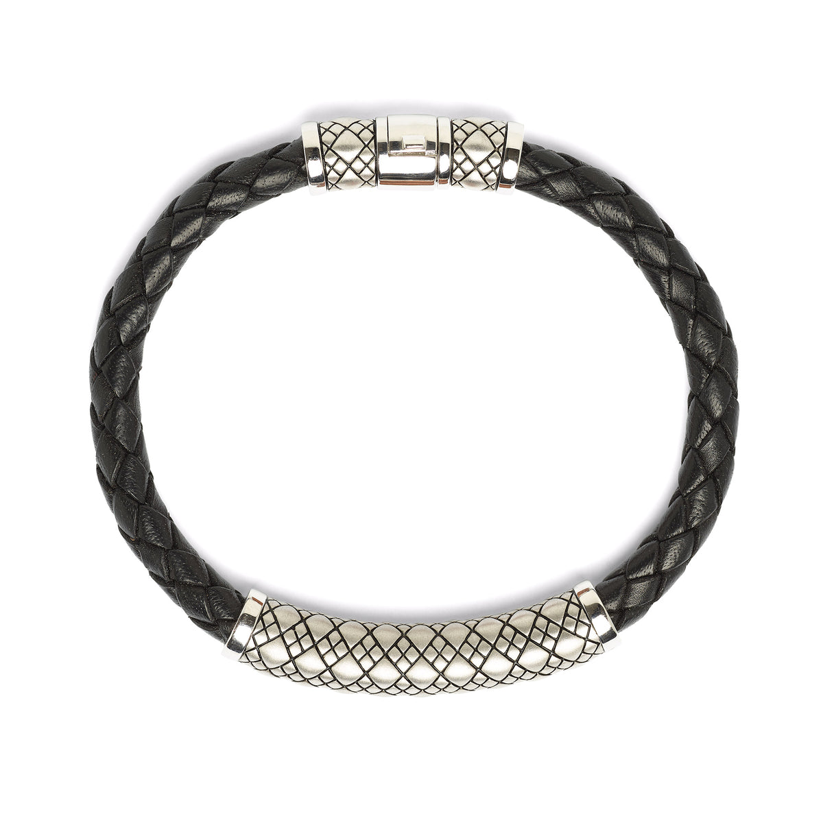 Armreif Cariamos von BERND WOLF aus Silber-rhodiniert mit Silber rhodiniert, Designlinie Lobos.