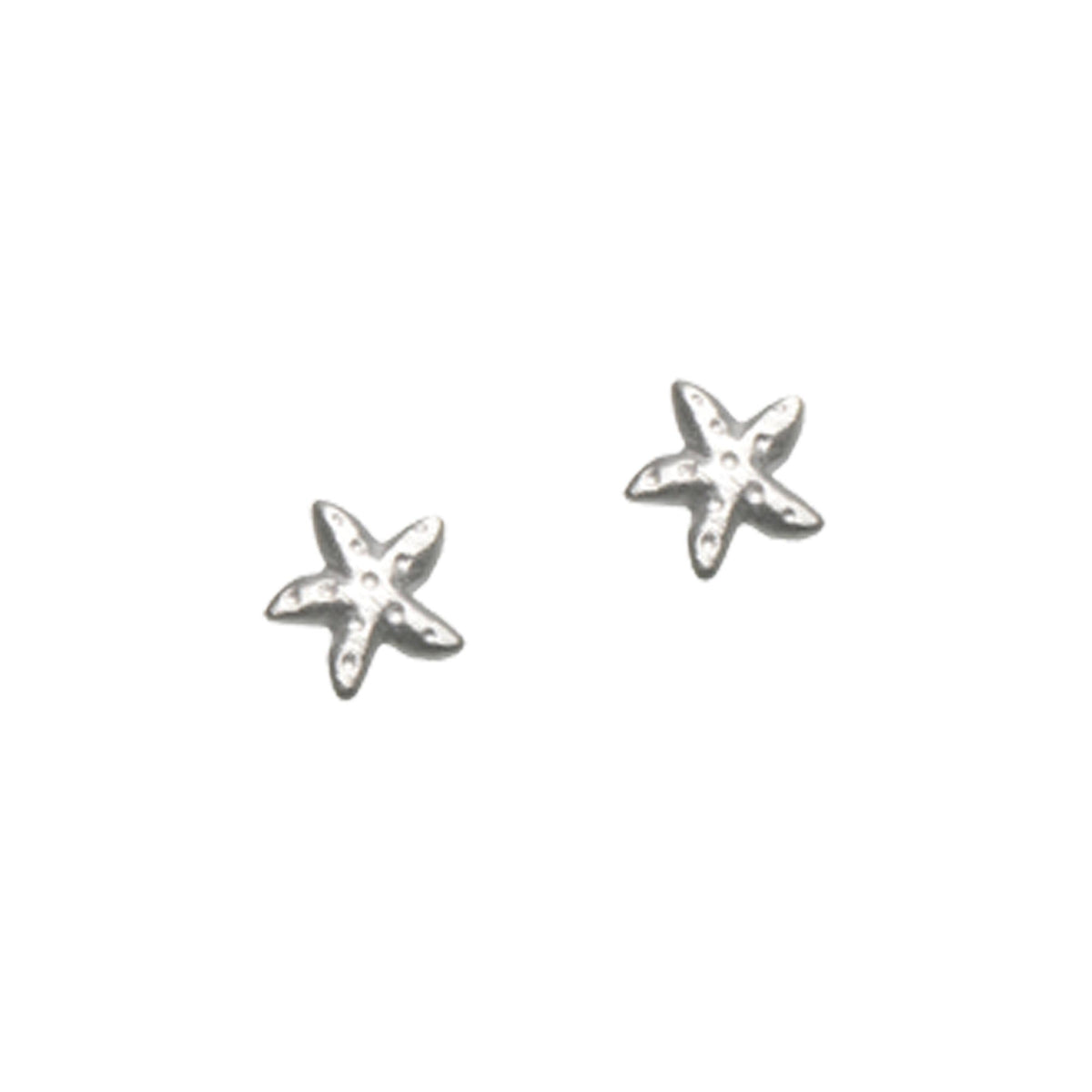 Ohrstecker Seestern von BERND WOLF aus 925er Sterlingsilber, Designlinie Maritim.