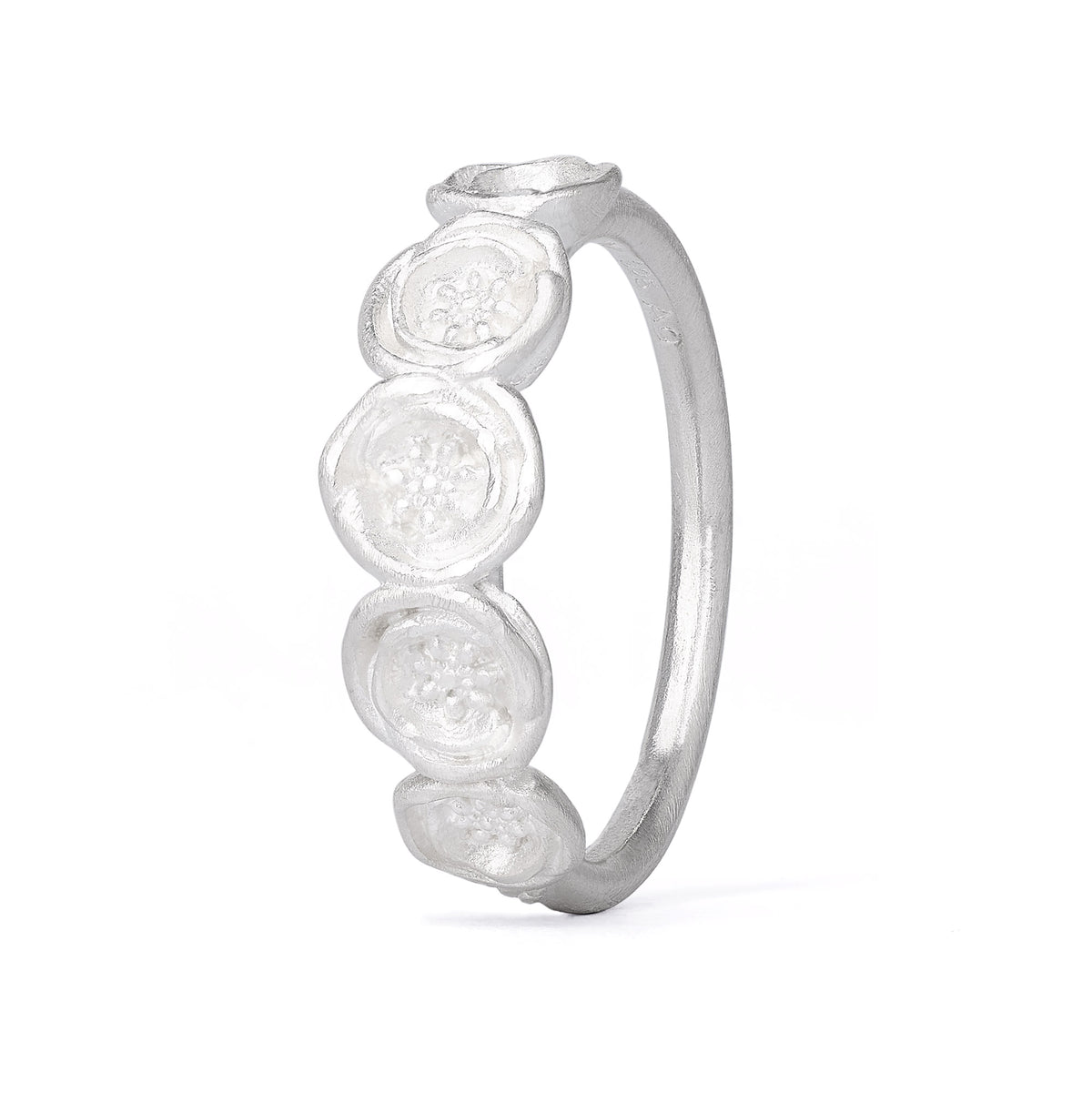 Ring Rosalind von BERND WOLF aus 925er Sterlingsilber, Designlinie Rose.