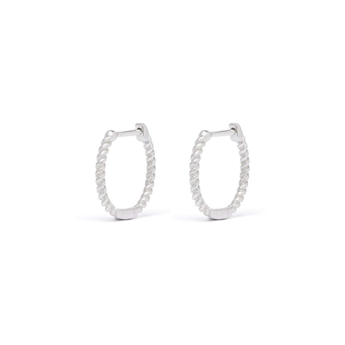 Creolen Florizza von BERND WOLF aus 925er Sterlingsilber, Designlinie Twisted.