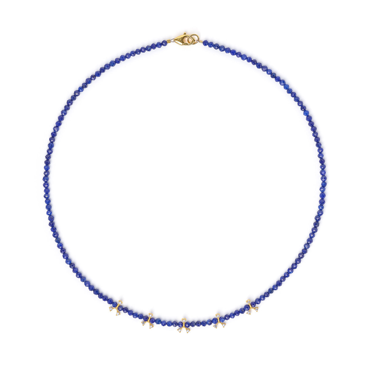 Kette Crystelli von BERND WOLF aus 24-Karat-goldplattiertem Sterlingsilber mit Süßwasserperle.
