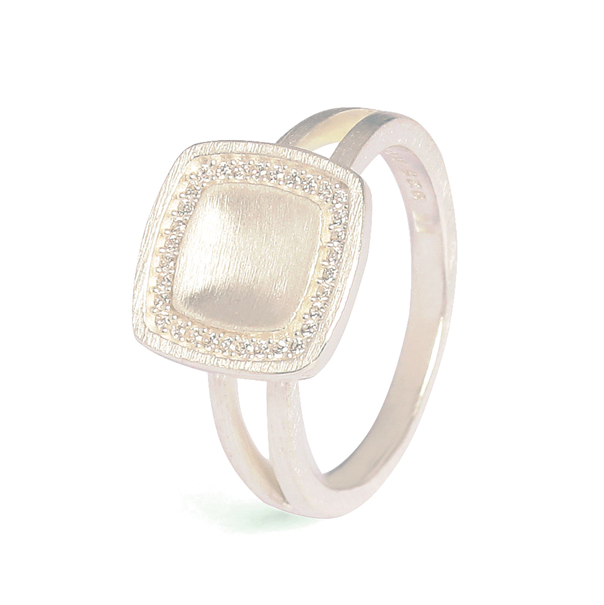 Ring Parisan von BERND WOLF aus 925er Sterlingsilber mit Zirkonia, Designlinie Pavena.