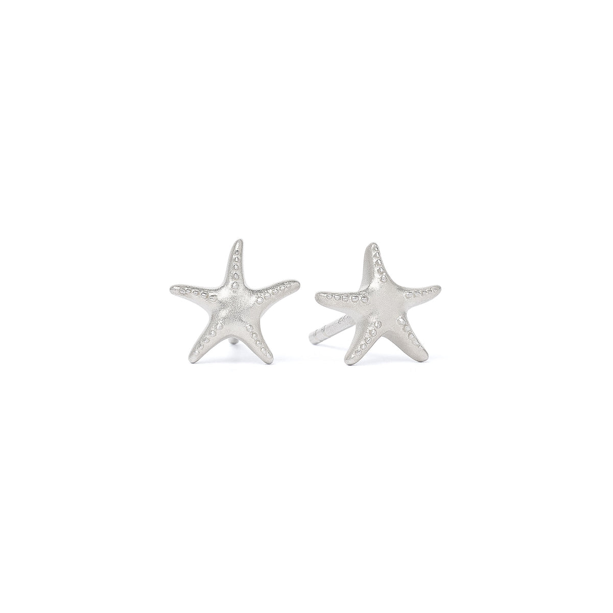 Ohrstecker Seastar von BERND WOLF aus 925er Sterlingsilber, Designlinie Maritim.