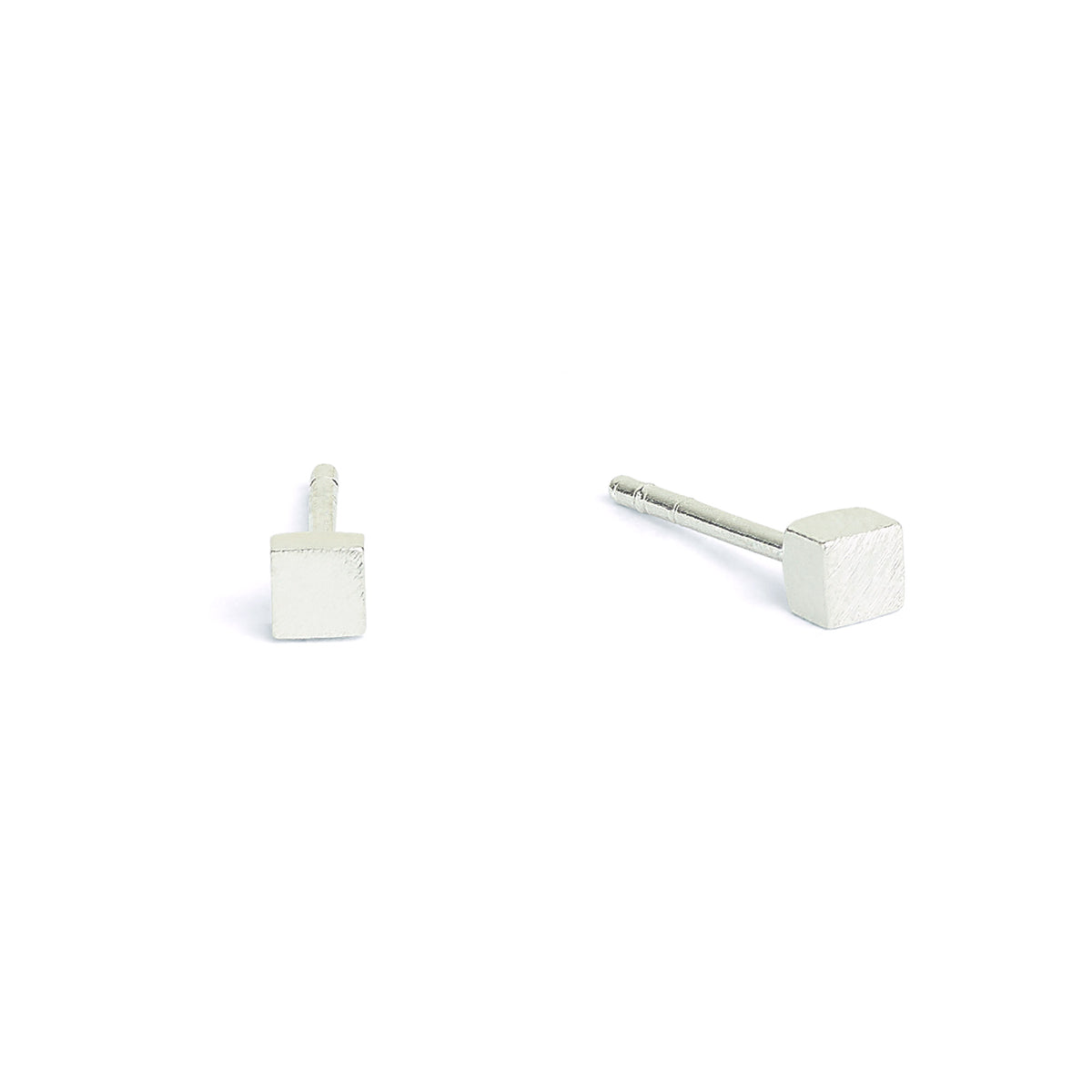 Ohrstecker Cobi von BERND WOLF aus 925er Sterlingsilber, Designlinie Cubes.