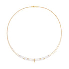 Schmuckstück von BERND WOLF aus 24-Karat-goldplattiertem Sterlingsilber mit Süßwasserperle.