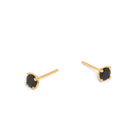 Ohrstecker Brilliana von BERND WOLF aus 24-Karat-goldplattiertem Sterlingsilber mit Spinell, Designlinie Brilliana.