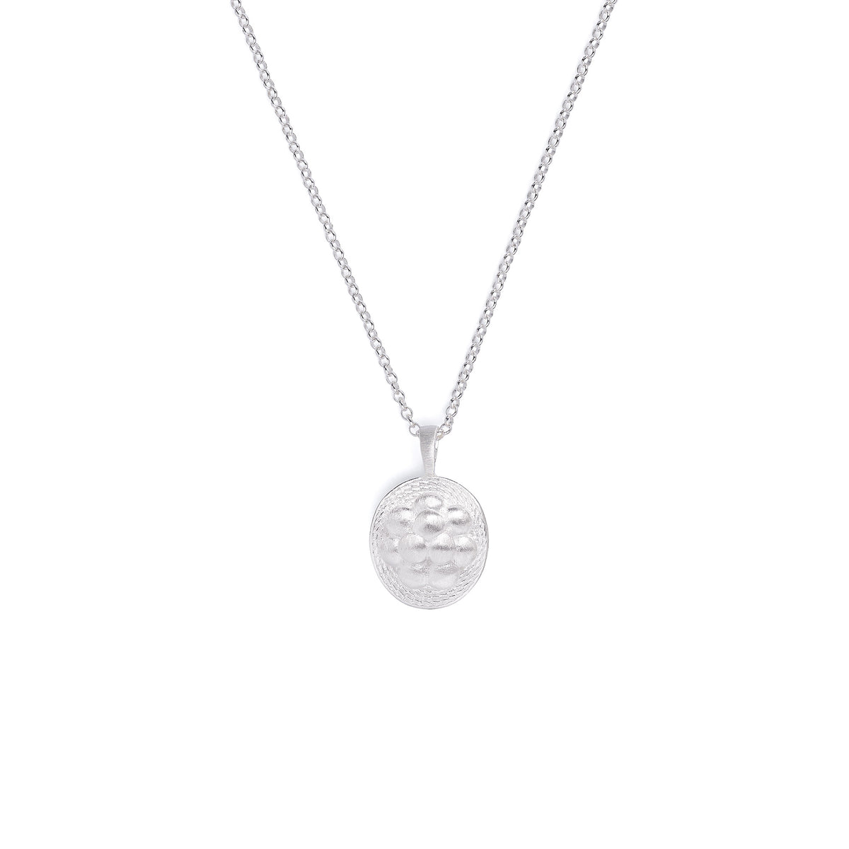 Kette mit Anhänger Bollenhut von BERND WOLF aus 925er Sterlingsilber, Designlinie Bergwelt.