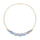 Collier Clenifa von BERND WOLF aus 24-Karat-goldplattiertem Sterlingsilber.