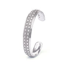 Armreif Lobos von BERND WOLF aus Silber-rhodiniert mit Silber rhodiniert, Designlinie Lobos.