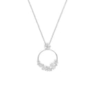 Kette mit Anhänger Kleerosa von BERND WOLF aus 925er Sterlingsilber mit Zirkonia, Designlinie Glücksbringer.
