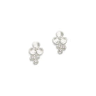 Ohrstecker Celia von BERND WOLF aus 24-Karat-goldplattiertem Sterlingsilber mit Zirkonia, Designlinie Flowertimes.