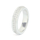 Ring Turnaround von BERND WOLF aus 925er Sterlingsilber mit Zirkonia, Designlinie Sparkling Pavé.