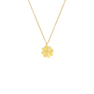 Kette mit Anhänger Kleeniko von BERND WOLF aus 24-Karat-goldplattiertem Sterlingsilber, Designlinie Glücksbringer.