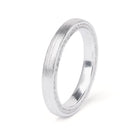 Ring Sidekick von BERND WOLF aus 925er Sterlingsilber mit Zirkonia, Designlinie Basics.