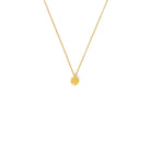 Kette mit Anhänger Rosedia von BERND WOLF aus 24-Karat-goldplattiertem Sterlingsilber mit Diamant, Designlinie Rose.