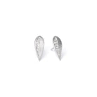 Ohrstecker Glide von BERND WOLF aus 925er Sterlingsilber mit Zirkonia, Designlinie Feather.