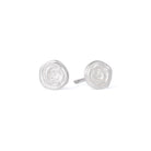 Ohrstecker Rosa von BERND WOLF aus 925er Sterlingsilber, Designlinie Rose.