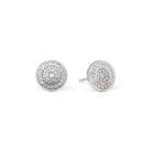 Ohrstecker Verina von BERND WOLF aus 925er Sterlingsilber mit Zirkonia, Designlinie Sparkling Pavé.