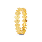Ring Corasina von BERND WOLF aus 24-Karat-goldplattiertem Sterlingsilber, Designlinie Love.