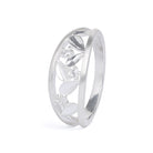 Ring Driluni von BERND WOLF aus 925er Sterlingsilber mit Zirkonia, Designlinie Leaves.