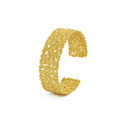 Armreif Lianna von BERND WOLF aus 24-Karat-goldplattiertem Sterlingsilber, Designlinie Flowertimes.