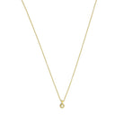 Kette mit Anhänger Arenia von BERND WOLF aus 24-Karat-goldplattiertem Sterlingsilber mit Süßwasserperle, Designlinie Sparkling Pavé.