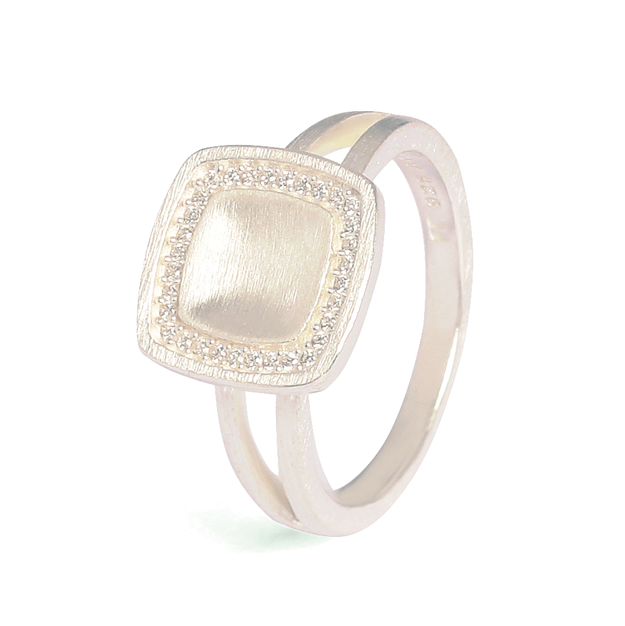 Ring Parisan von BERND WOLF aus 925er Sterlingsilber mit Zirkonia, Designlinie Pavena.