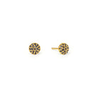 Ohrstecker Gio von BERND WOLF aus 24-Karat-goldplattiertem Sterlingsilber mit Spinell, Designlinie Specials.