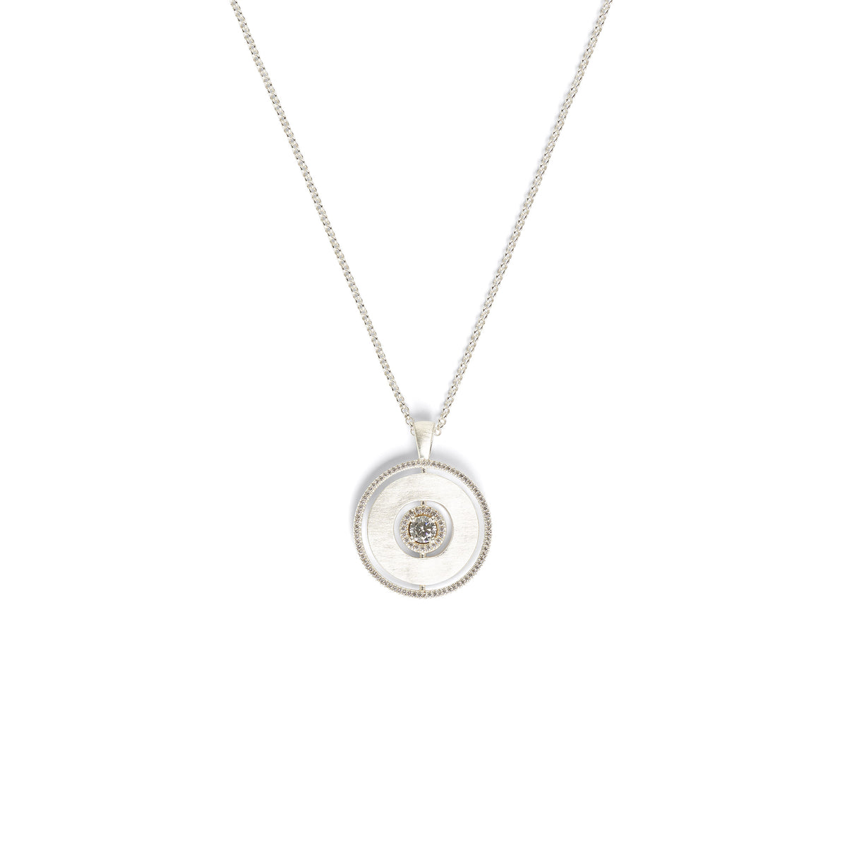 Kette Pirouetto von BERND WOLF aus Sterlingsilber mit Zirkonia.
