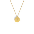 Kette mit Anhänger Lianas von BERND WOLF aus 24-Karat-goldplattiertem Sterlingsilber mit Zirkonia, Designlinie Maritim.