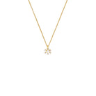 Anhänger Crystalli von BERND WOLF aus 24-Karat-goldplattiertem Sterlingsilber mit Süßwasserperle.