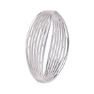 Armreif Selmo von BERND WOLF aus 925er Sterlingsilber mit Zirkonia, Designlinie Sentro.