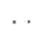 Ohrstecker Abinia von BERND WOLF aus 925er Sterlingsilber mit Lapislazuli, Designlinie Sparkling Pavé.
